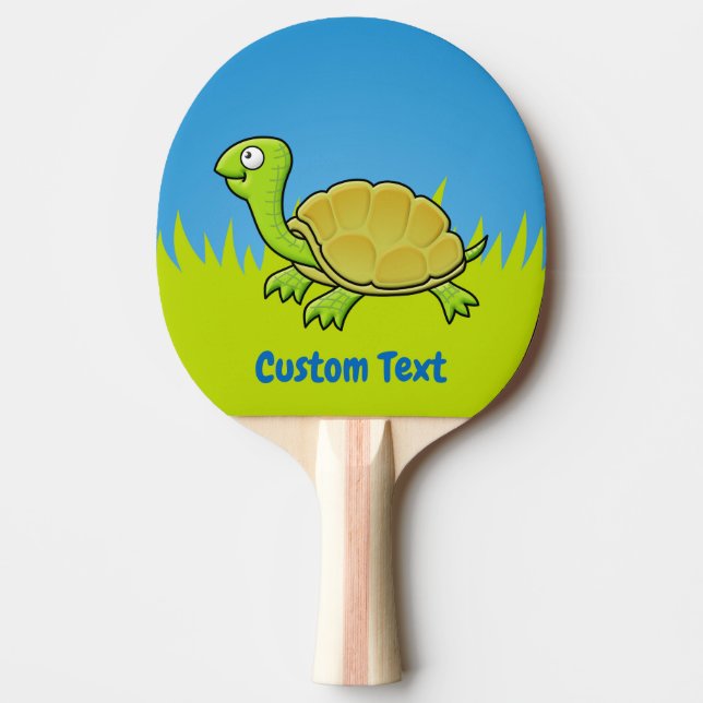 Pala De Ping Pong Tortuga personalizado (Anverso)