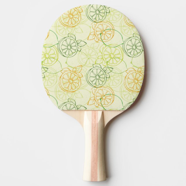 Pala De Ping Pong Trama de limón (Anverso)