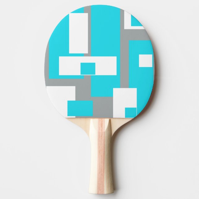 Pala De Ping Pong Tranquilidad turquesa Funky Ping Pong Paddle (Anverso)