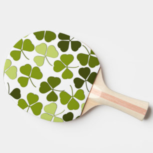 Pala De Ping Pong Trébol verde en una variedad de tonos
