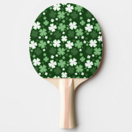 Pala De Ping Pong Treboles del Día de San Patricio
