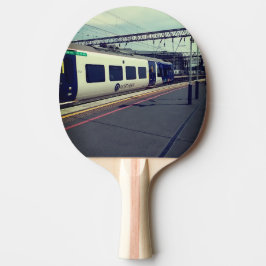 Pala De Ping Pong Tren azul y blanco
