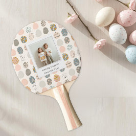 Pala De Ping Pong Trendy Pastel Easter Photo Paddle | Personalized