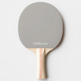 Pala De Ping Pong Trendy Soft Gray-Beige  Custom Ping Pong Paddle