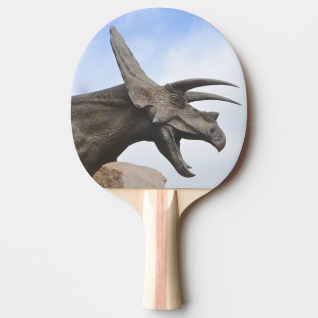 Pala De Ping Pong Triceratops Dinosaur (Anverso)