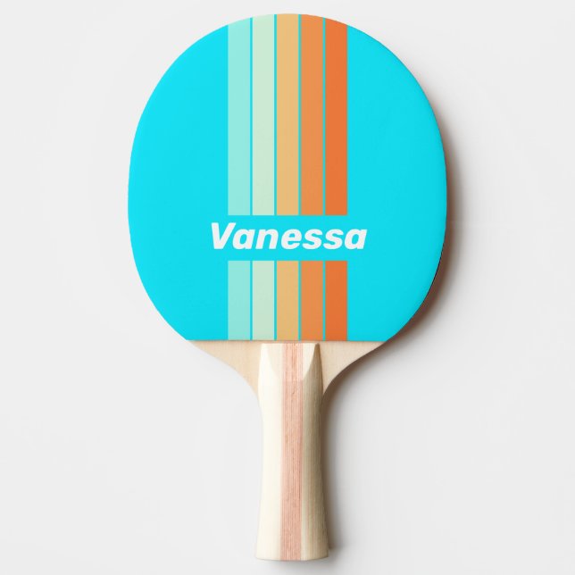 Pala De Ping Pong Tropic Splash Pin Striped with Name (Anverso)
