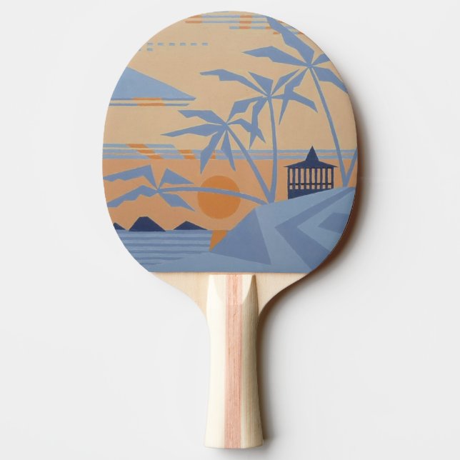 Pala De Ping Pong TROPICS CÁLIDO Ping-Pong Paddle (Reverso)