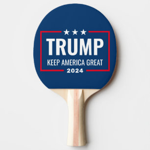 Pala De Ping Pong Trump 2024 Mantenga a Estados Unidos grande - rojo