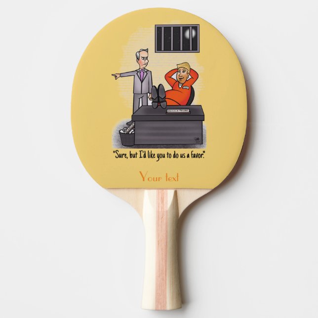 Pala De Ping Pong Trump Ping Pong Paddle (Anverso)