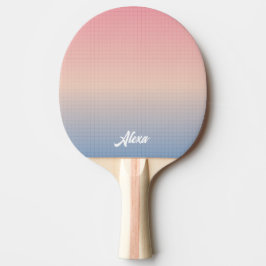 Pala De Ping Pong Tu carta personalizada Neon Dawn