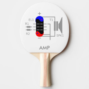 Pala De Ping Pong Tubo amplificador