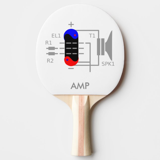 Pala De Ping Pong Tubo amplificador (Anverso)