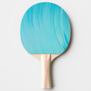 Pala De Ping Pong Tubo Azul Onda Fría Teal Agua