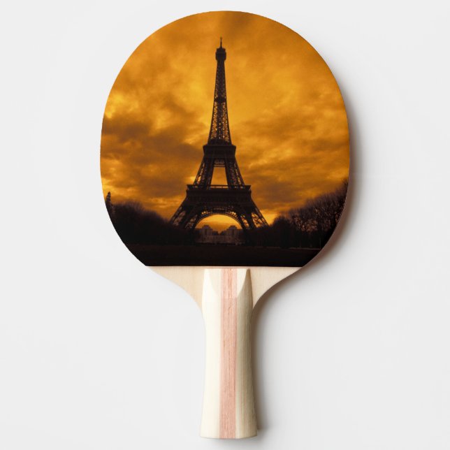 Pala De Ping Pong UE, Francia, París. Torre Eiffel. (Anverso)