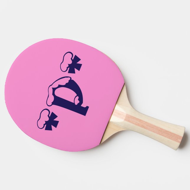 Pala De Ping Pong Último p rosado (Lateral)