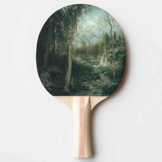 Pala De Ping Pong Un antiguo aclaramiento (1881) - Ping Pong Paddle (Anverso)