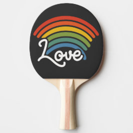 Pala De Ping Pong Un arcoiris de amor
