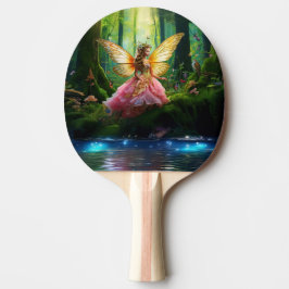 Pala De Ping Pong Un bosque mágico de hadas en el bosque