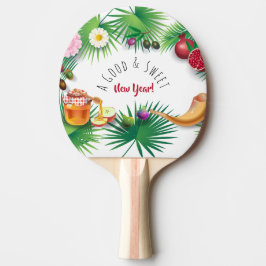Pala De Ping Pong ¡Un buen y dulce Año Nuevo! Holiday Rosh Hashanah