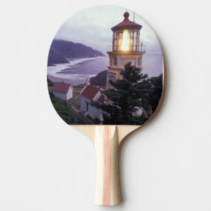 Pala De Ping Pong Un día brumoso en la costa de Oregón en Heceta