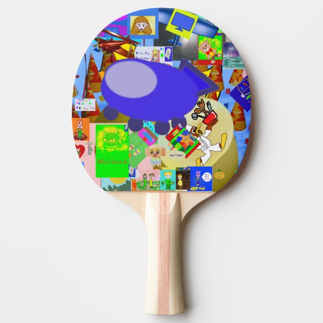 Pala De Ping Pong Un Personalizado de la nave espacial con merry (Anverso)
