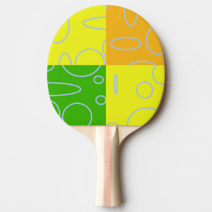 Pala De Ping Pong Un retro divertido de cuatro círculos bulla el Nar