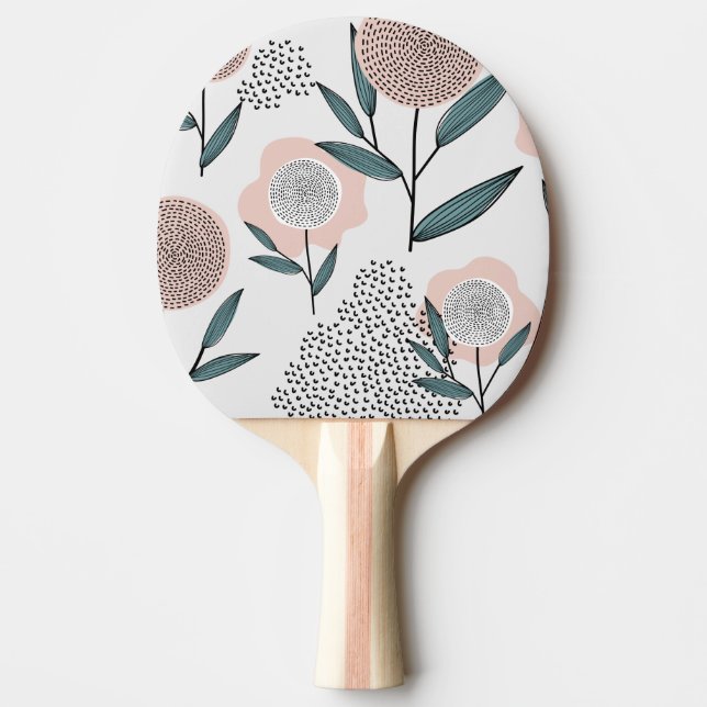Pala De Ping Pong Un rosa (Anverso)