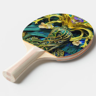Pala De Ping Pong Una Paleta de Ping Pong Decorada