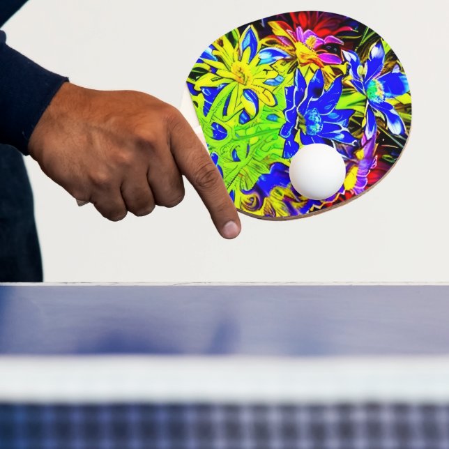 Pala De Ping Pong Una Paleta de Ping Pong Decorada (in situ)