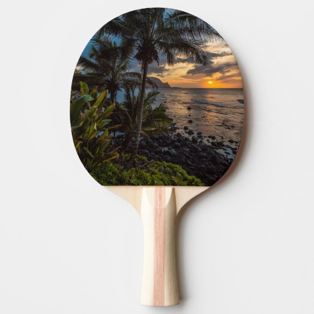 Pala De Ping Pong Una puesta de sol hermosa 2 (Anverso)