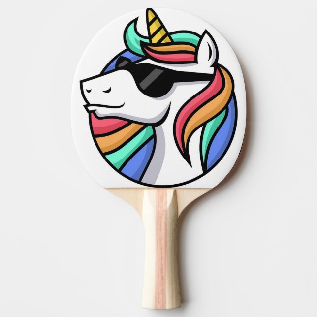 Pala De Ping Pong Unicornio (Anverso)