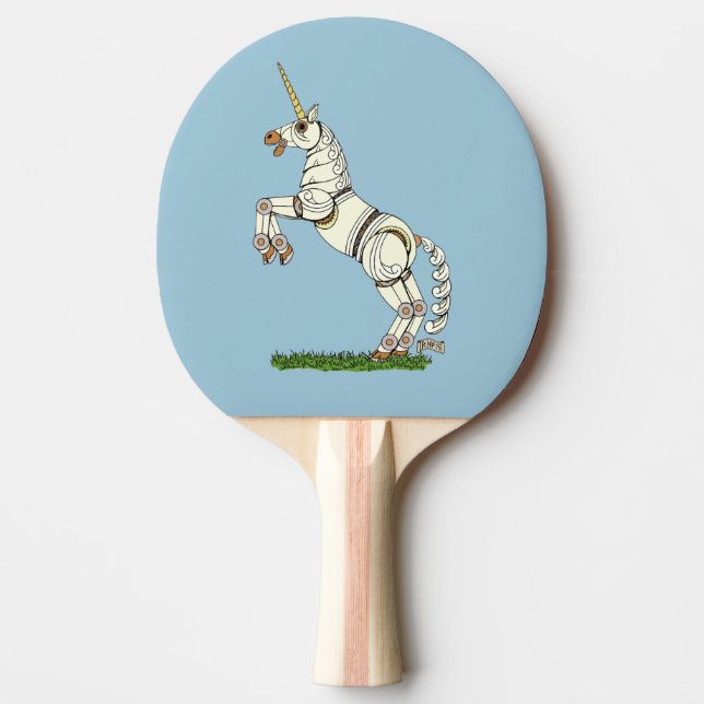 Pala De Ping Pong Unicornio mecánico (Anverso)