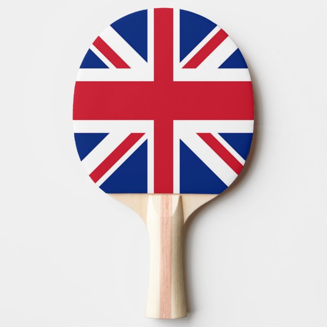 Pala De Ping Pong Union Jack - Bandera del Reino Unido (Anverso)