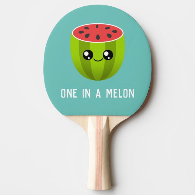 Pala De Ping Pong Uno en un melón (Anverso)