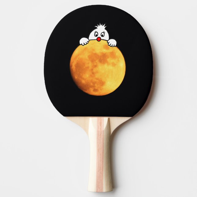 Pala De Ping Pong Usted en the moon (Anverso)