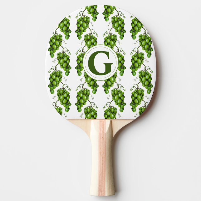 Pala De Ping Pong Uvas verdes Ping Pong Paddle (Anverso)