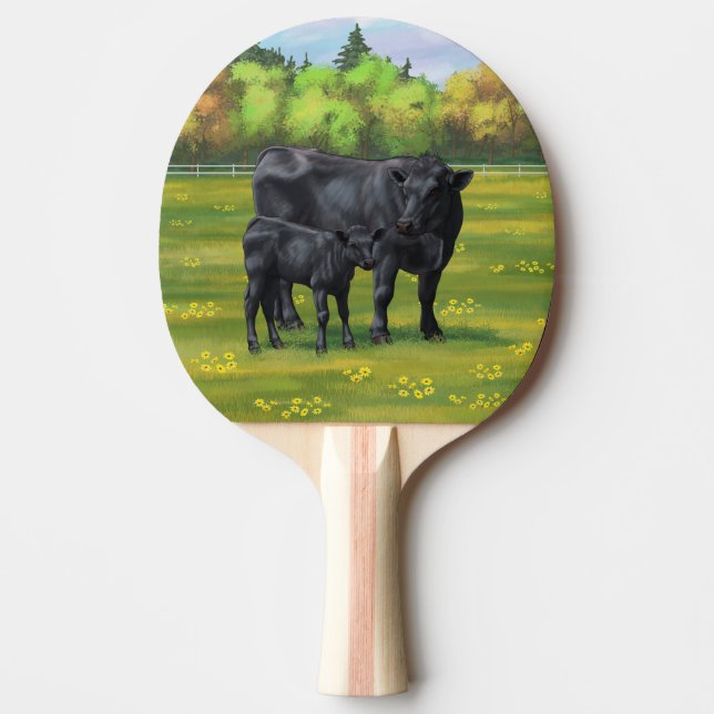 Pala De Ping Pong Vaca negra de ángulos y ternera en salsa de verano (Anverso)