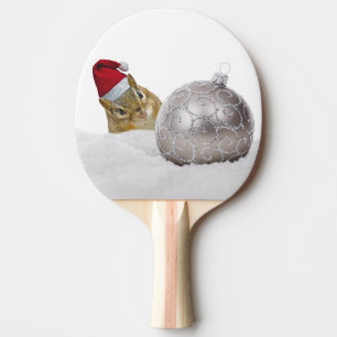 Pala De Ping Pong Vacaciones de los Navidades de plata y nieve de Ch