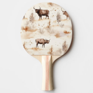 Pala De Ping Pong Vacas de la región montañosa occidental