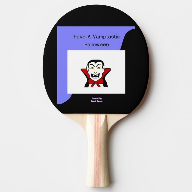 Pala De Ping Pong Vamptastic Halloween Ping Pong Paddle (Anverso)
