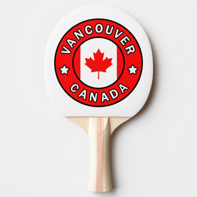 Pala De Ping Pong Vancouver Canada (Anverso)