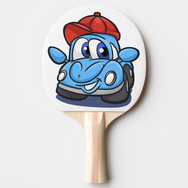 Pala De Ping Pong Vehículo personalizado azul escarabajo - Elija el  (Anverso)