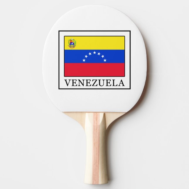 Pala De Ping Pong Venezuela (Anverso)