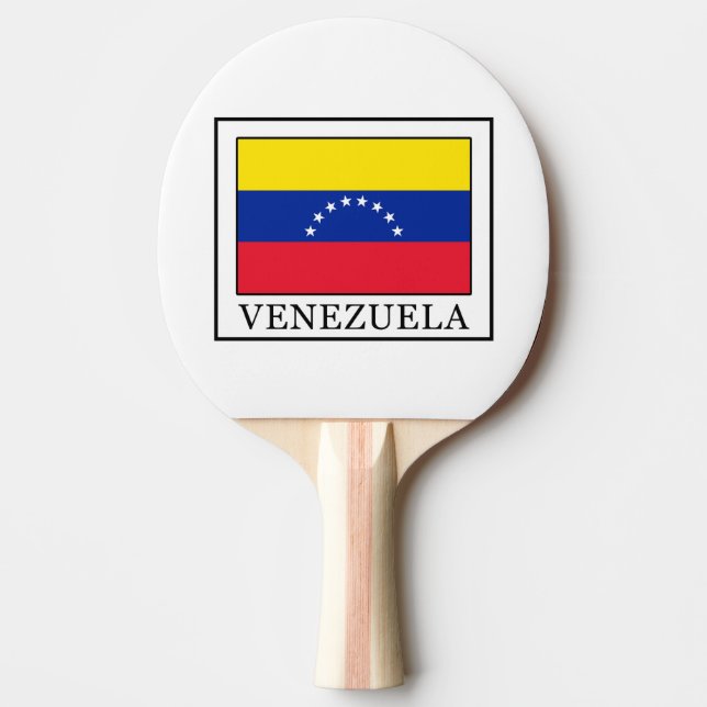 Pala De Ping Pong Venezuela (Anverso)