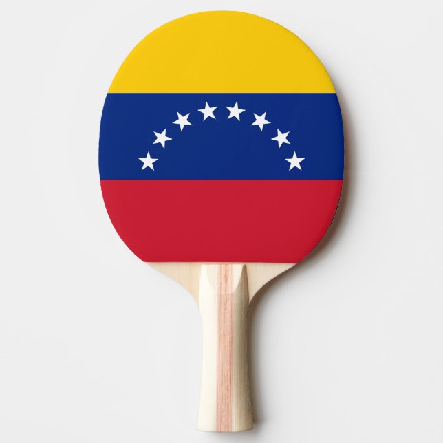 Pala De Ping Pong Venezuela (Anverso)