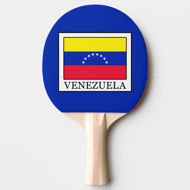 Pala De Ping Pong Venezuela (Anverso)