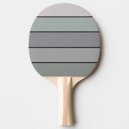 Pala De Ping Pong Verde Gris Con Bandas Negras Sobre Papel De Color 