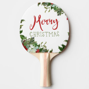 Pala De Ping Pong Verdor navideño