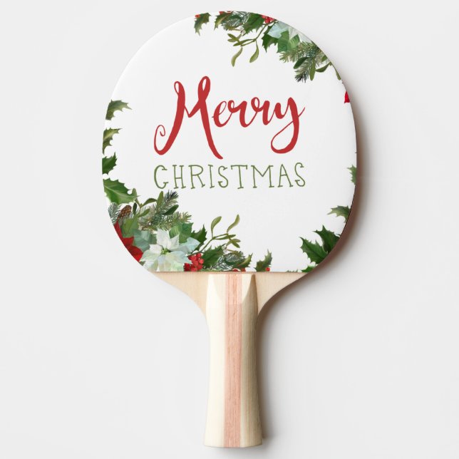 Pala De Ping Pong Verdor navideño (Anverso)