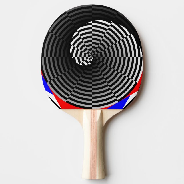 Pala De Ping Pong Verificador digital Yin Yang por Kenneth Yoncich (Anverso)